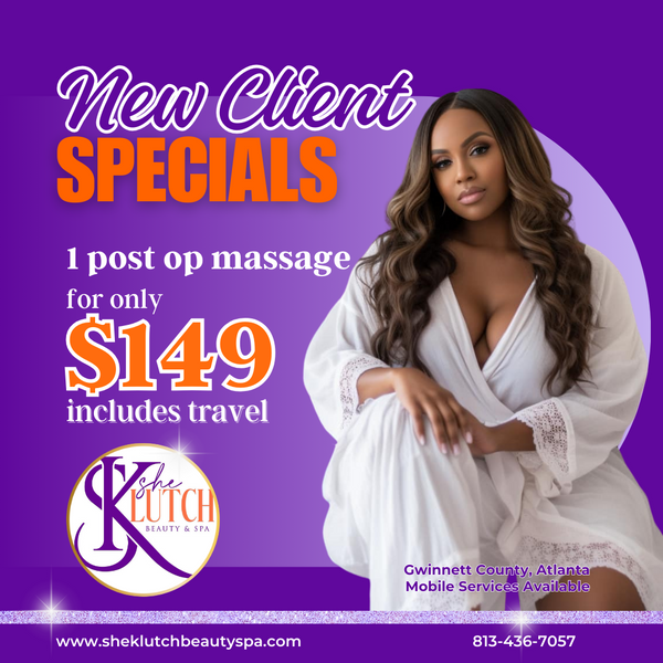 1 Post op Massage - New Client Specials